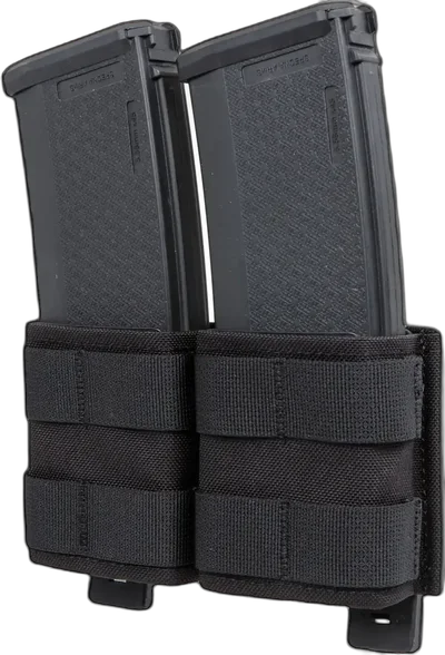 WoSport Double open magazine pouch 5.56 mm Wosport Black