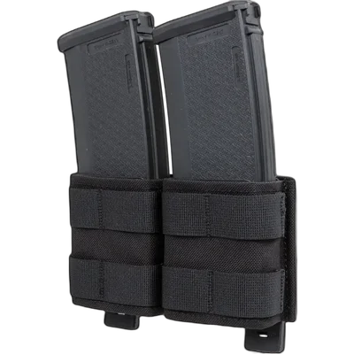 WoSport Double open magazine pouch 5.56 mm Wosport Black