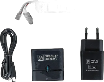 Specna Arms EASY NANO CHARGER 10W charger kit with Li-Po 1100 mAh 25C 11.1V T-Deans battery G-Tech