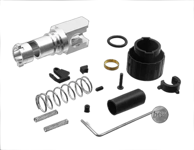 BEGADI CNC Alu HopUp Unit für JG / CA / Marui / S&T / Ares / Cyma G36, ST316, G60 Serie