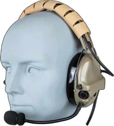 Tac-Sky headset WYS0142A (Silicone earpieces) FDE