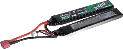 GensAce Li-Po Gens Ace 25C 2400mAh 2S2P 7.4V Deans 2 module battery