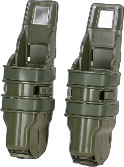 SATAC Open III (XS) double-barrelled pouch for pistol magazines Olive