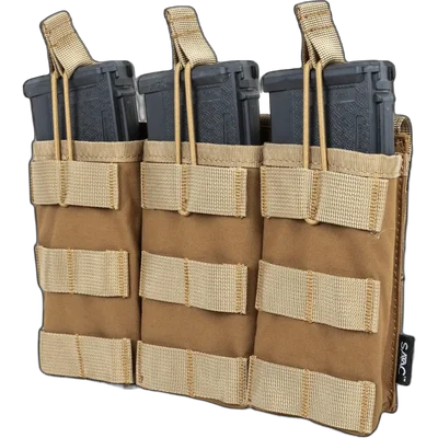 SATAC Triple open type loader for M4/M16 magazines Specna Arms Tactical Tan