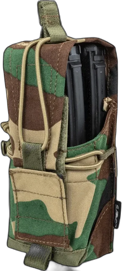 Specna Arms Tactical Woodland double universal magazine pouch