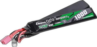 GensAce Li-Po Gens Ace 1000 mAh 25C Nunchuck 7.4V T-Deans battery (shortened cable)