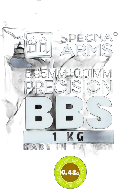 Airsoft BBs Precision 0,43g Specna Arms EDGE ULTRA™ BIO 1 kg White