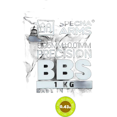Specna Arms Airsoft BBs Precision 0,43g Specna Arms EDGE ULTRA™ BIO 1 kg White