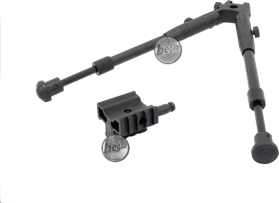Universal Metall Zweibein mit Picatinny Montage - inkl. Adapter für L96 / Mauser SR