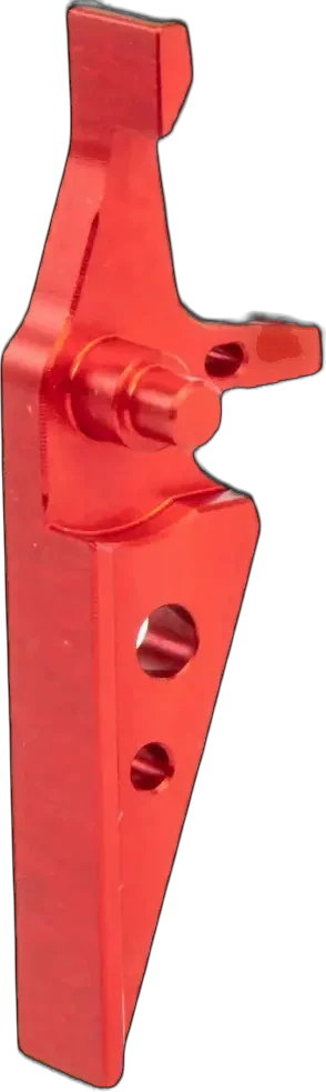 Jefftron Aluminum CNC Jefftron Flat Trigger Red