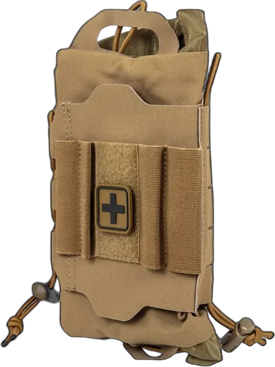 WoSport Tactical tear-off first aid kit with Velcro Wosport Coyote Brown