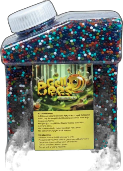 GelBee's Gelblaster GelBees coloured BBs - large bottle