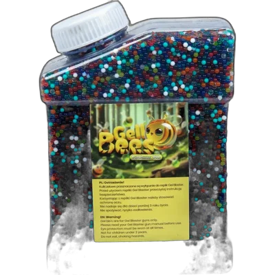 GelBee's Gelblaster GelBees coloured BBs - large bottle