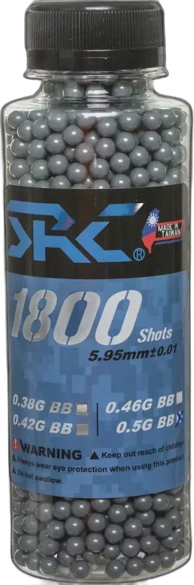 SRC BBs 0.5g bottle 1800 pcs Grey