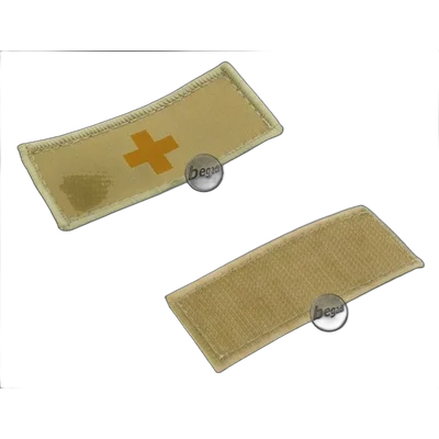 BEGADI Aufnäher "Sani Kreuz", neue Version - TAN