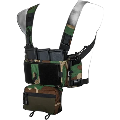 Specna Arms Tactical Adaptive V2 Woodland Chest Rig Vest