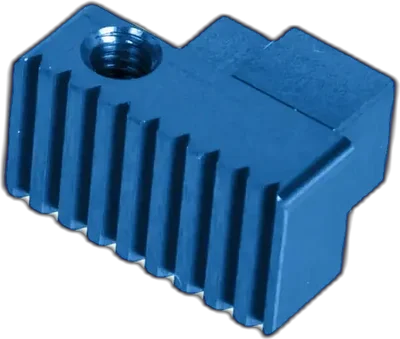 STORM Aluminum CNC magazine release for STORM PC1 replica Blue