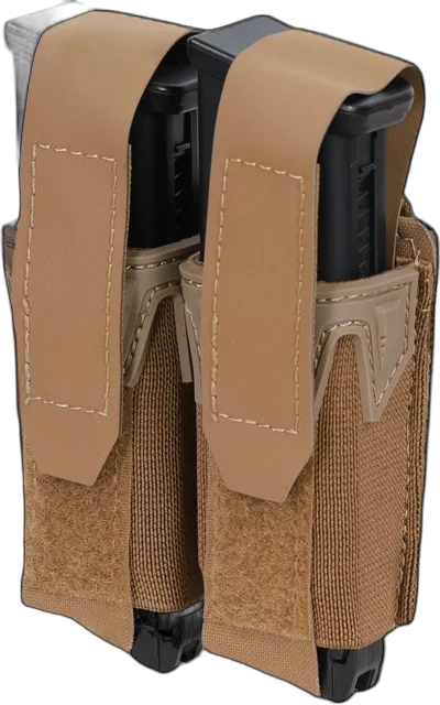 WoSport double pistol magazine loader MG-126 Coyote Brown