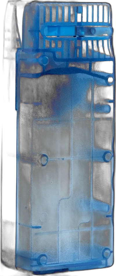 Specna Arms Speedloader with crank for M4/M16 magazines - Transparent Blue