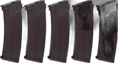 Specna Arms Set of 5 Hi-Cap S-Mag magazines for J-series 380 balls Plum