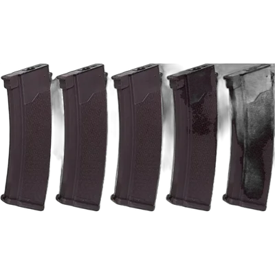 Specna Arms Set of 5 Hi-Cap S-Mag magazines for J-series 380 balls Plum