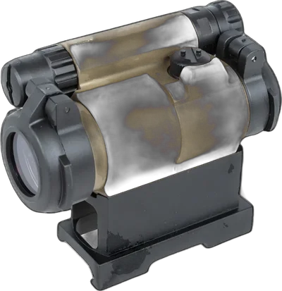 JJ Airsoft M5 red dot sight with 3 mounts Tan