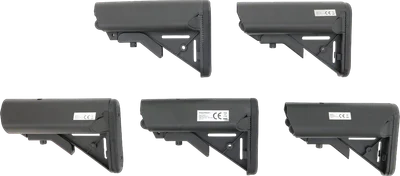 BEGADI 5x Sopmod M4 Nylon Crane Stock -schwarz-