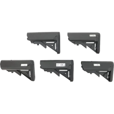 BEGADI 5x Sopmod M4 Nylon Crane Stock -schwarz-