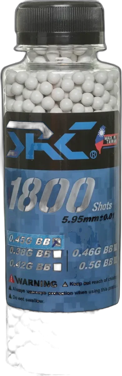 SRC BIO BBs 0.45g bottle 1800 pieces White