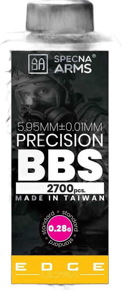 Specna Arms EDGE ULTRA™ 0.28g precision BB's - 2700 pcs - white - bottle