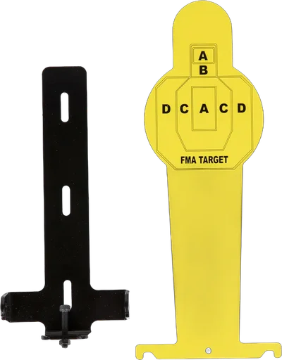 FMA folding shooting target TB1379 Yellow
