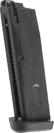 SRC low-cap magazine, 23 rounds, green gas, for SR92-M-IA-type replicas – Black