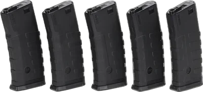 CAA AIRSOFT DIVISION Set of 5 hi-cap 360 ball CAA magazines for M4/M16 replicas Black
