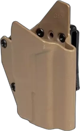 Composite Holster for G17 Replicas with Tactical Flashlight - Dark Earth
