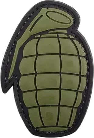 GFC Tactical 3D Badge - Grenade