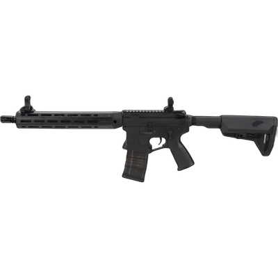 King Arms x Lancer Systems airsoft Carbine L15 LCH7 12" Faux Carbon Black
