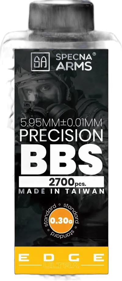 Specna Arms EDGE ULTRA™ 0.30g precision BBs - 2700 pcs - white - bottle