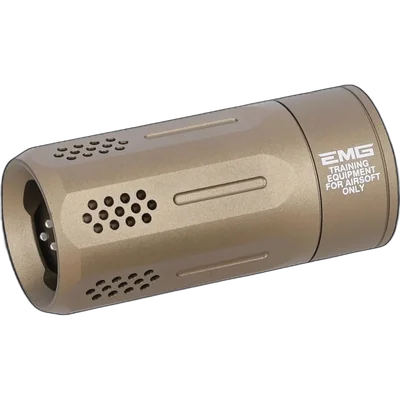 King Arms x Strike Industries OPPRESSOR LITE Flat Dark Earth exhaust device
