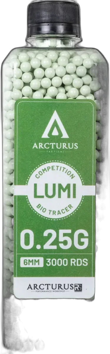 Arcturus RS® LUMI BIO TRACER Match Grade 0.25g BBs 3000 pieces bottle