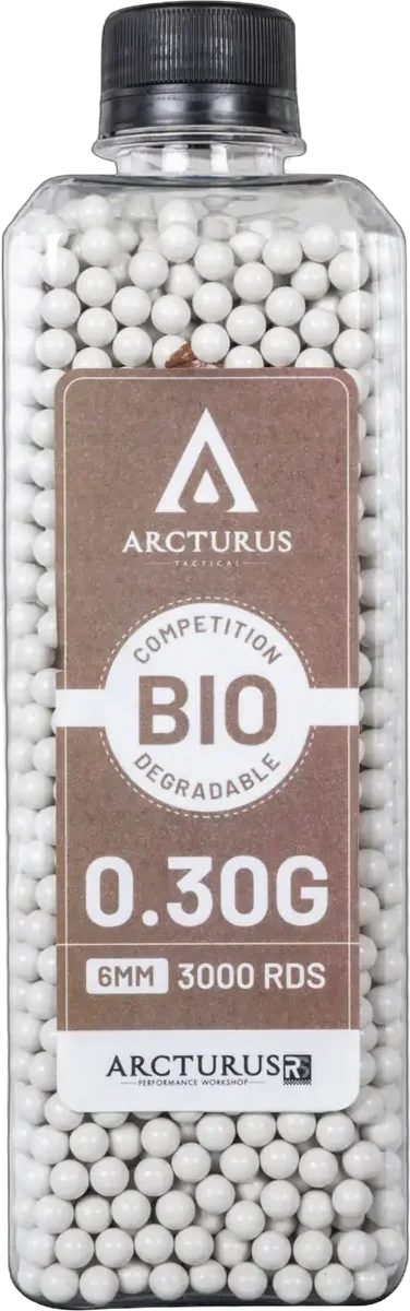 Arcturus RS® BIO Match Grade 0.30g BBs 3000 pcs bottle