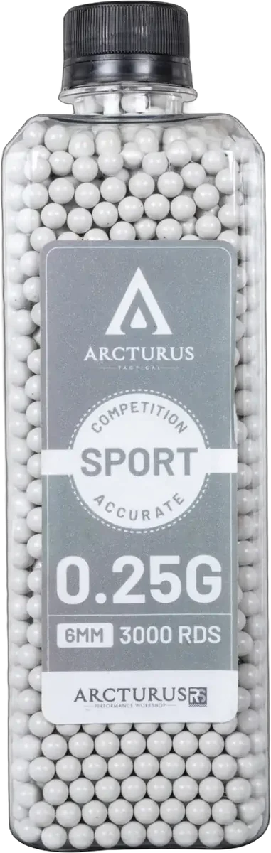 Arcturus RS® SPORT Match Grade 0.25g BBs 3000 pcs bottle