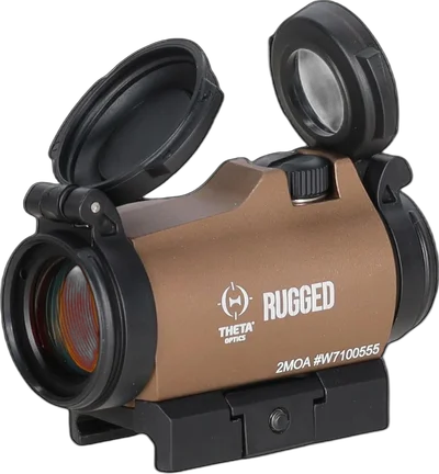 Theta Optics Rugged D2 Tan red dot sight