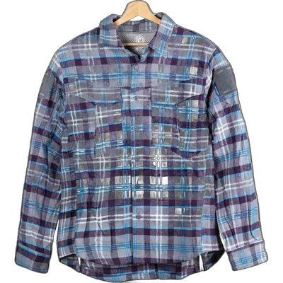 Emerson Gear Blue Label Longicorn Grey flannel shirt