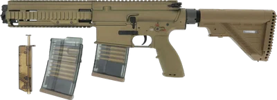 E&C SMR17 -GEN.4- S-AEG mit Begadi CORE EFCS / Mosfet, Mamba Motor, FSWS & PRO HopUp - perlgold-, BLM ready, mit Tuning (frei ab 18 J.)