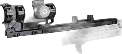34 mm scope mount with quick change magnification