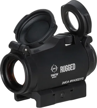 Theta Optics Rugged D2 red dot sight Black