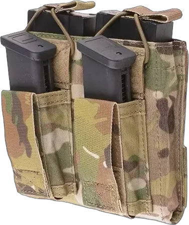 Emerson Open Top double pouch for M4/M16 + pistol magazines - MC