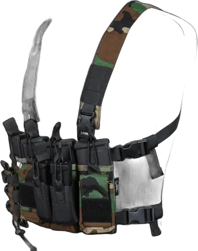 Tactical Adaptive Woodland Chest Rig Vest