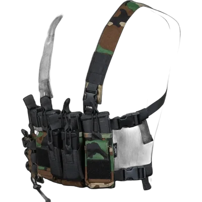 Specna Arms Tactical Adaptive Woodland Chest Rig Vest