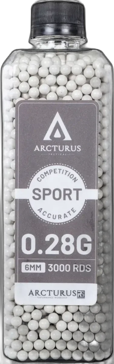 Arcturus RS® SPORT Match Grade 0.28g BBs 3000 pcs bottle
